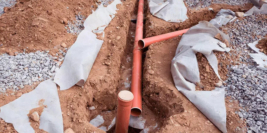 Drainage installation